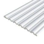 Waterproof polystyrene paintable reeded wall panelling