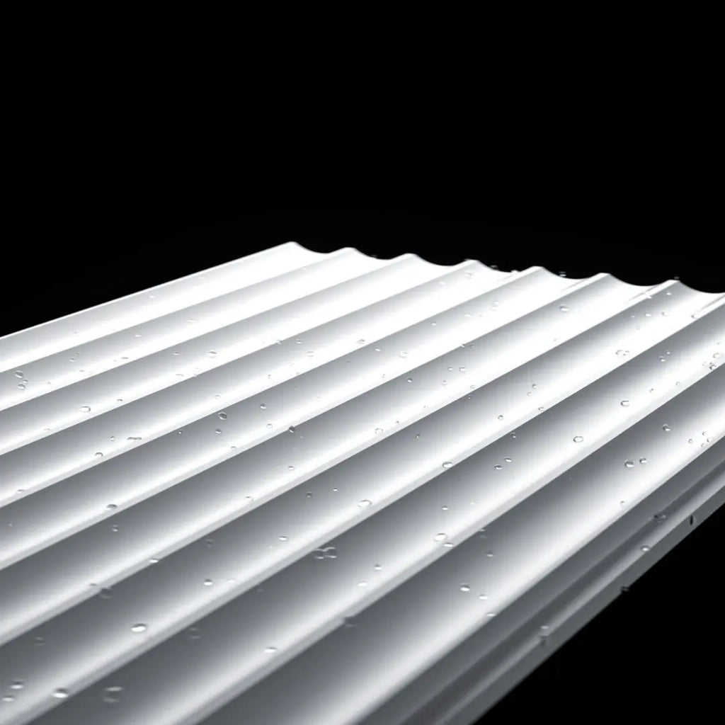 Waterproof polystyrene paintable fluted wall panelling