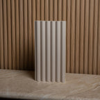 Parchment Pearl Reeded Wall Panel - Single