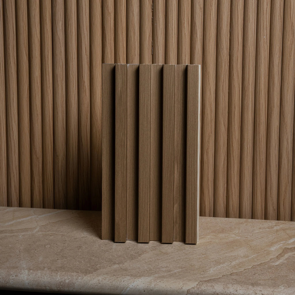 Mink Oak Large Slatted Wall Panel - Single