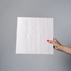 White Washed Travertine Flat Wall Panel